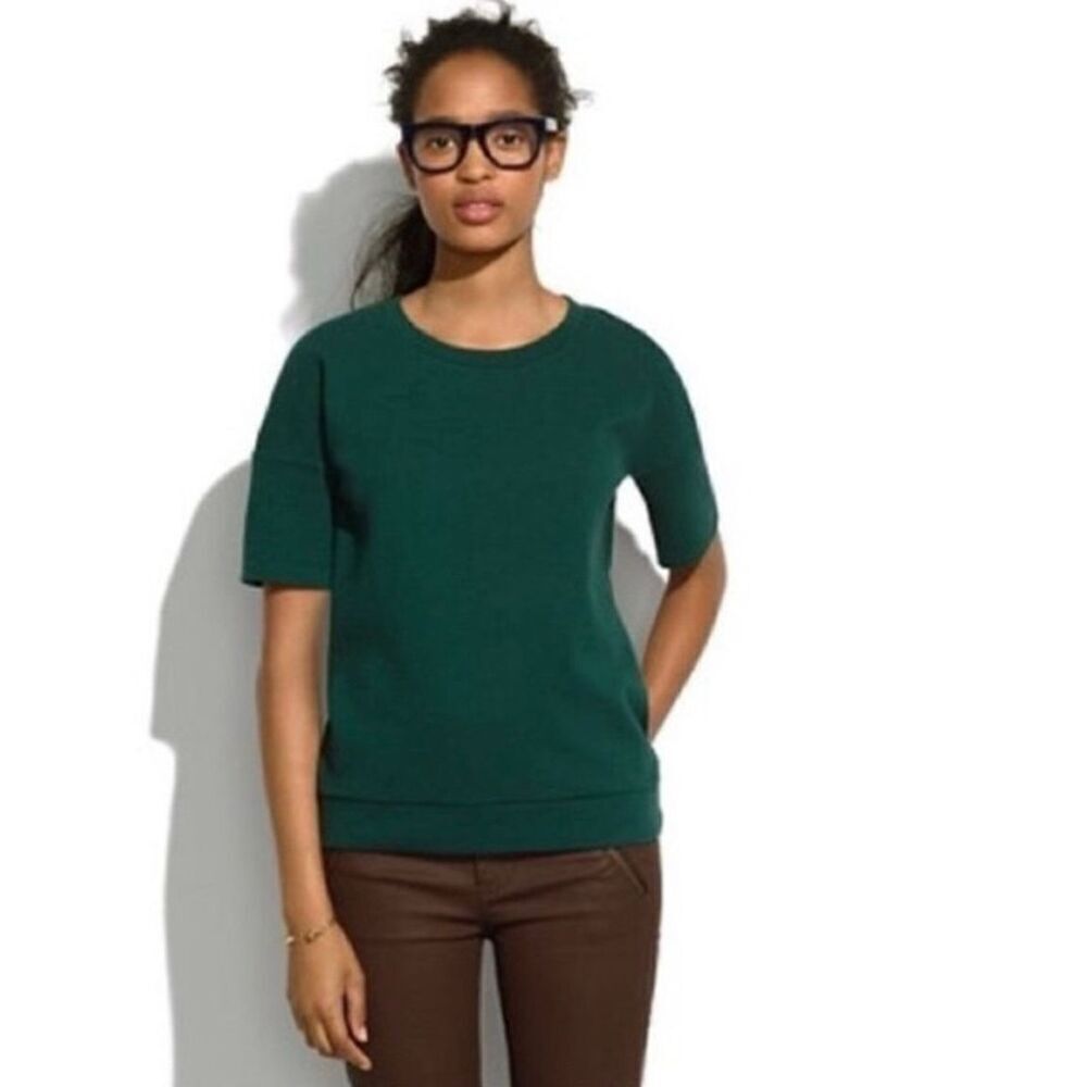 ✨Madewell Womens Gallerist Ponte Black Sz Medium Tee✨